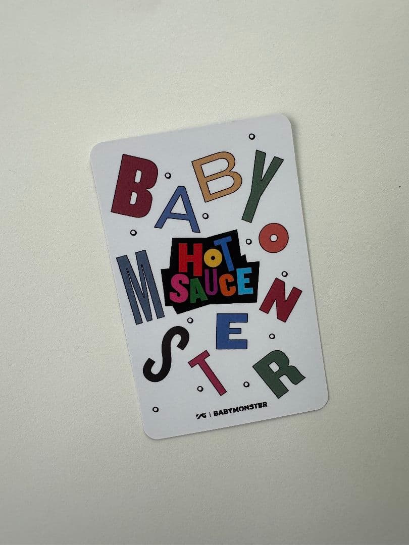 BABYMONSTER 2週目 HOT SAUCE サノク ファリタ トレカ