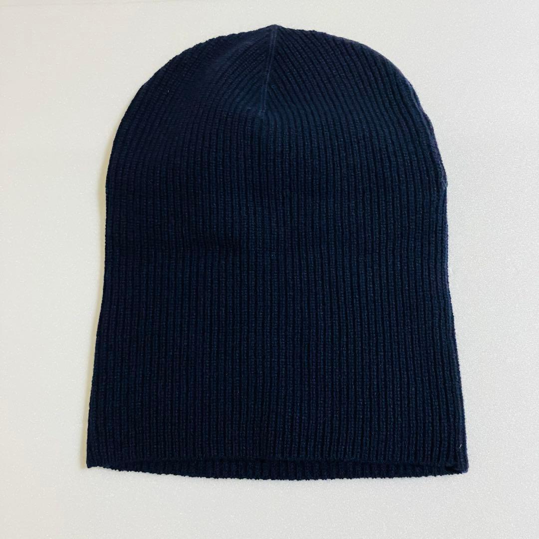 新品　MHL マーガレットハウエル　バラクラバ　ダークネイビー　紺色　毛100%