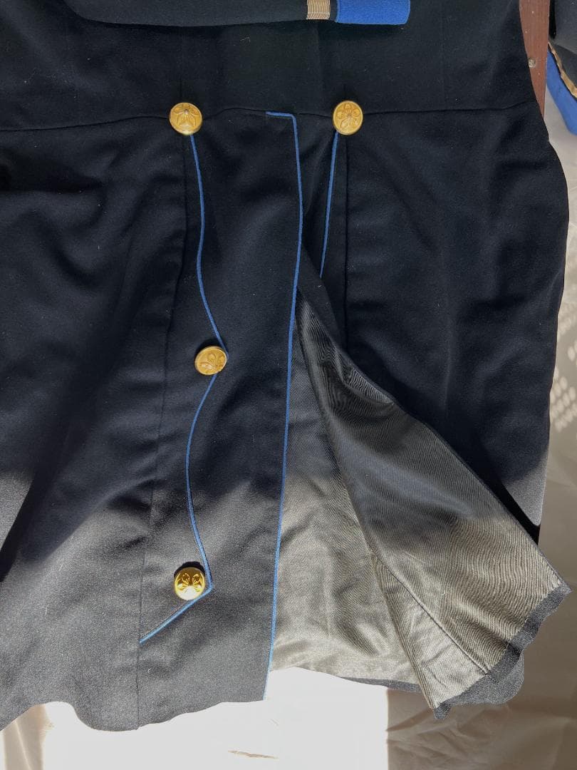 大日本帝國大礼服　航空大礼服　木箱付 検将校陸軍海軍軍隊軍服肩章勲章満州支那事変
