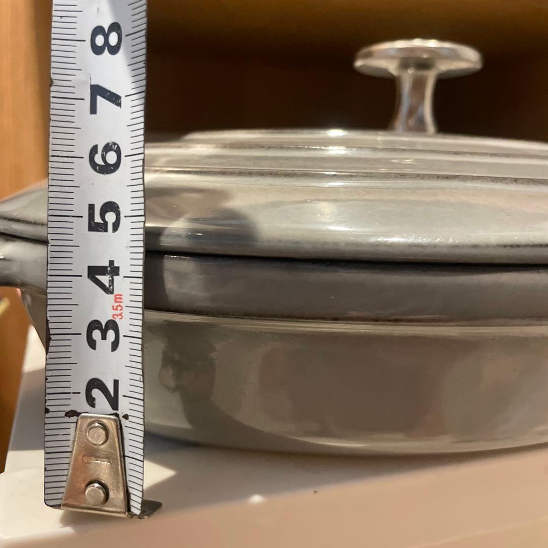 【美品】STAUB ピコココット オーバル 23cm ホットプレート