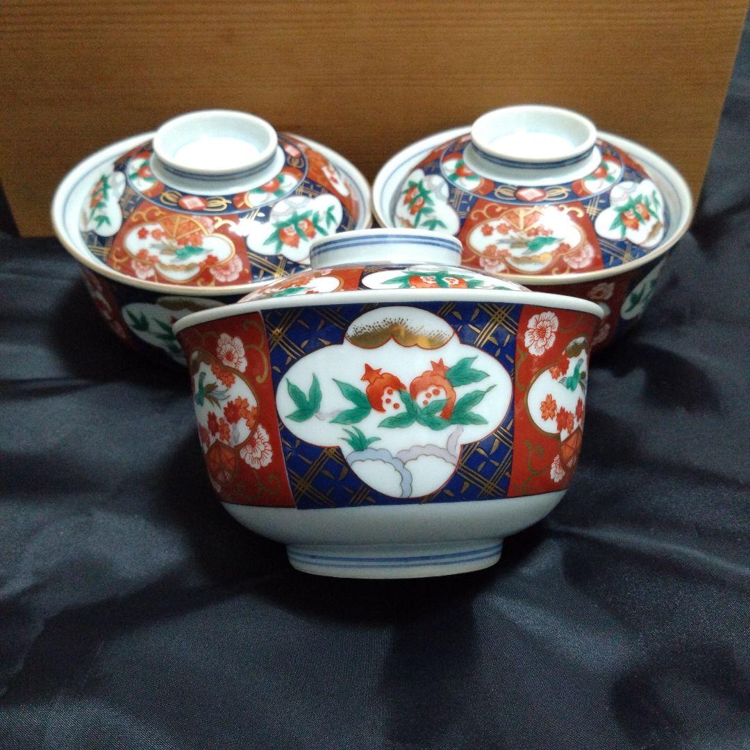 新品 美濃焼 庫山窯 小丼5個　お祝い　料亭　MINO JAPAN
