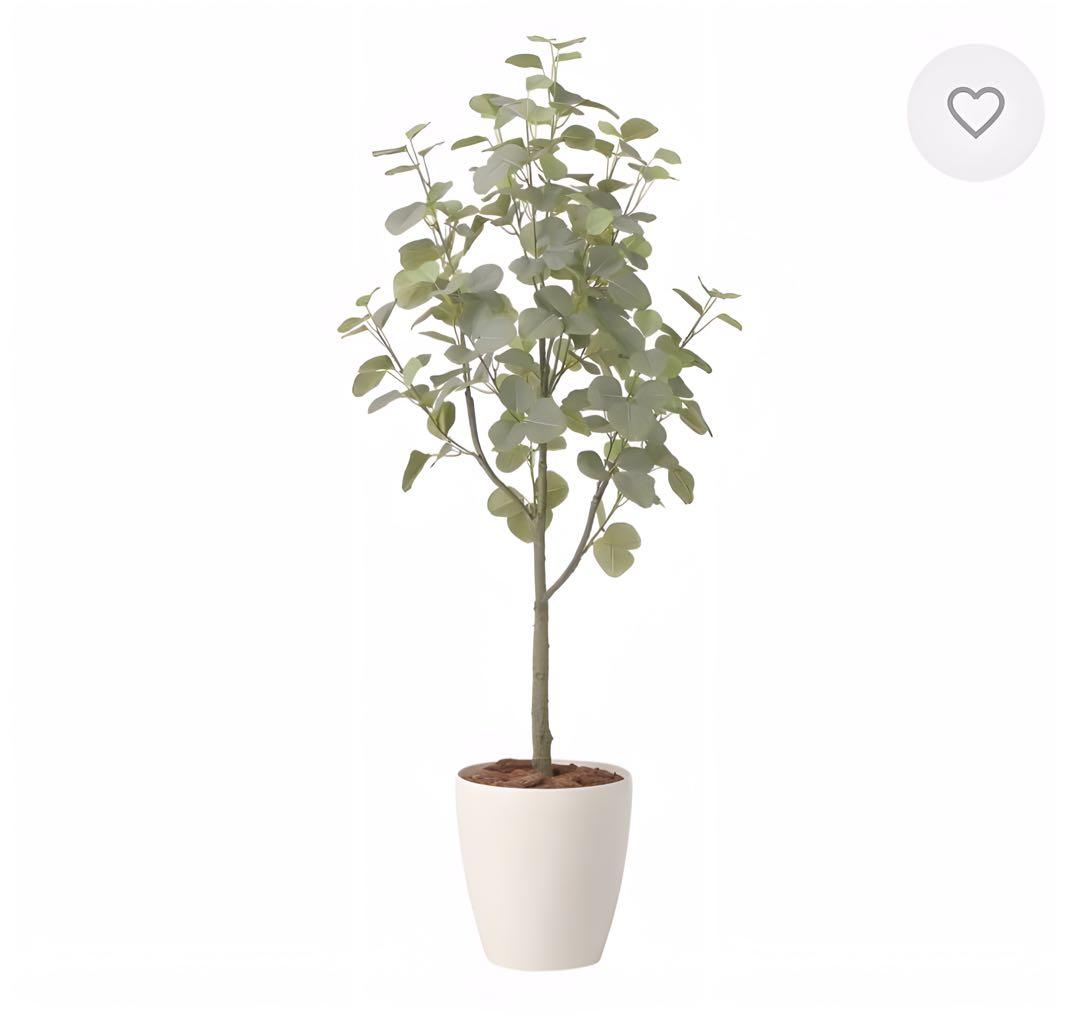 光触媒　人工観葉植物　ウォールグリーン　フェイクグリーン　ユーカリツリー1.35