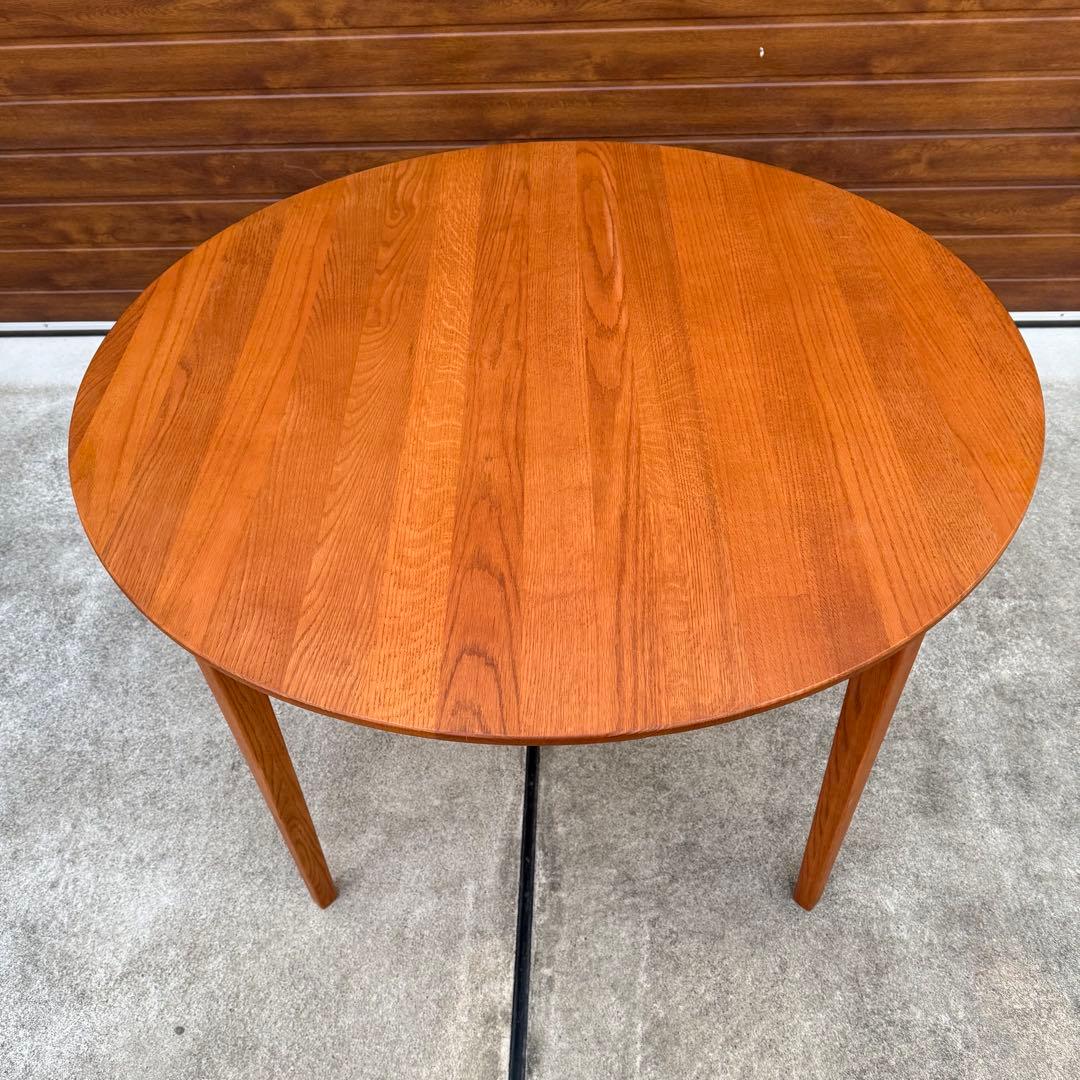 美品 unico TOVE ラウンド ダイニングテーブルφ1100 北欧