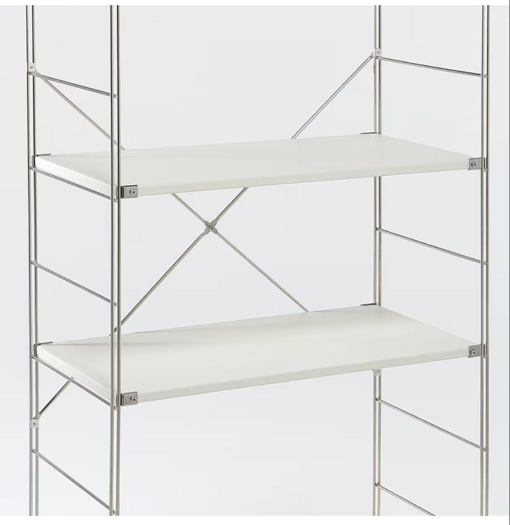 無印良品 ステンレスユニットシェルフ 追加棚板 幅84cm 3枚セット