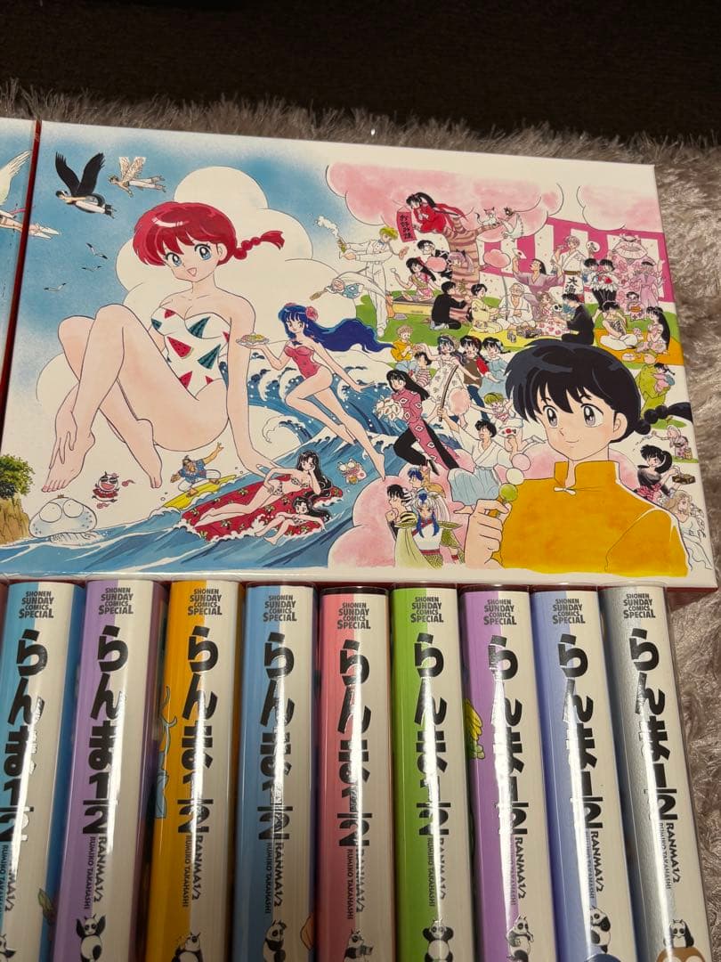 全巻初版帯付き らんま1/2 ワイド版 復刻版BOX 複製原画 セット