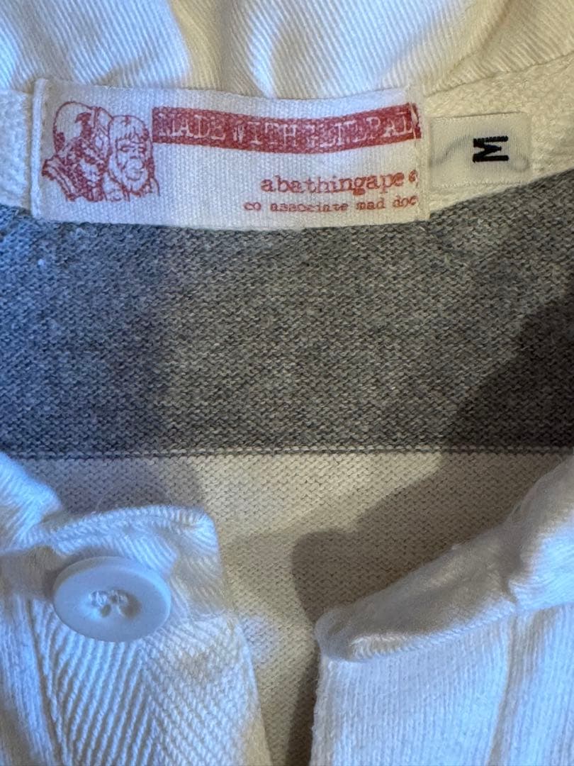 A BATHING APE　ラガーシャツ　ボーダー　初期商品