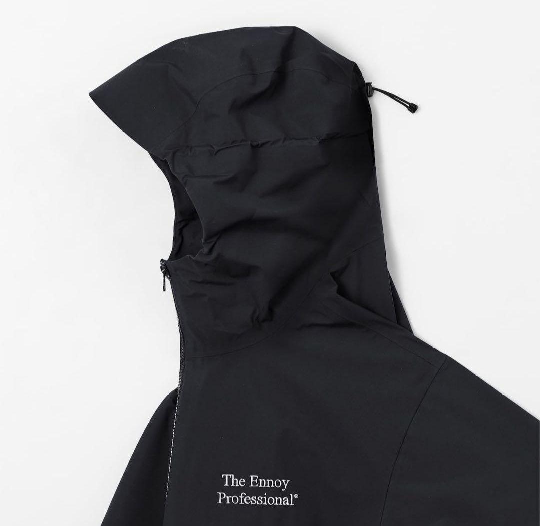 ジャケット・アウター XL ennoy 3LAYER SHELL HOODIE (BLACK)