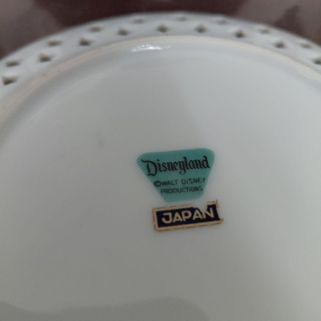 ②ディズニーランド 陶器皿　ヴィンテージ　デザート皿　ティンカーベル