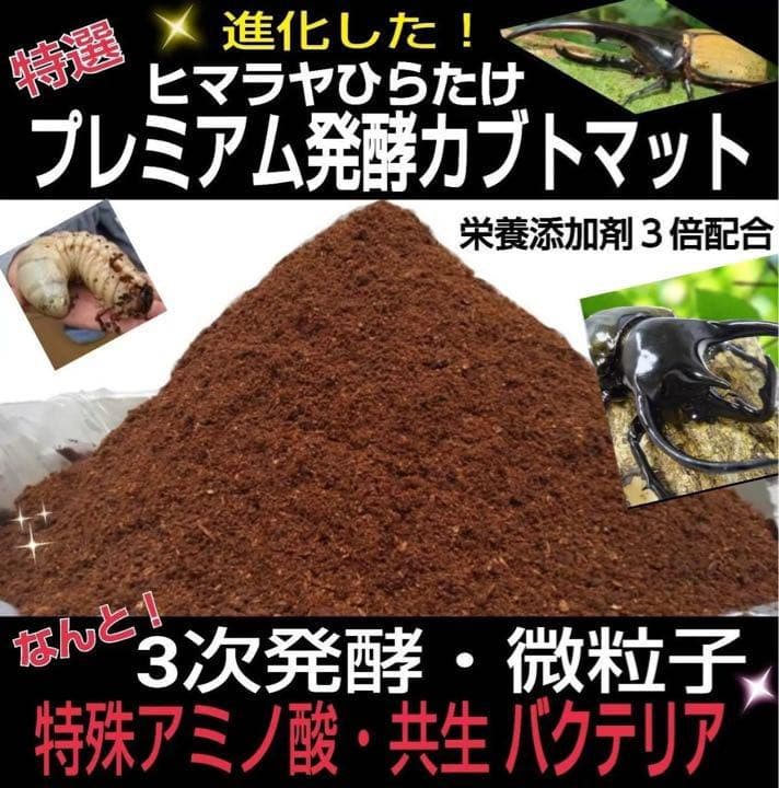 【2ケースセット】20Lボックス☆プレミアム発酵マット入り☆幼虫を入れるだけ！