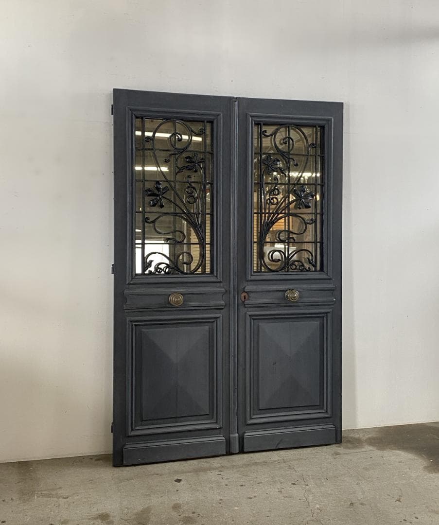 フランス アンティーク Iron Double Door ドア テーブル