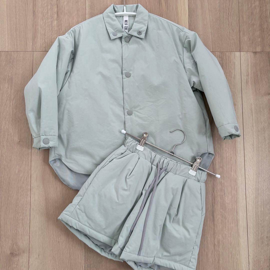 ジャケット・ブルゾン MOUN TEN. plain puff shirts / half pants