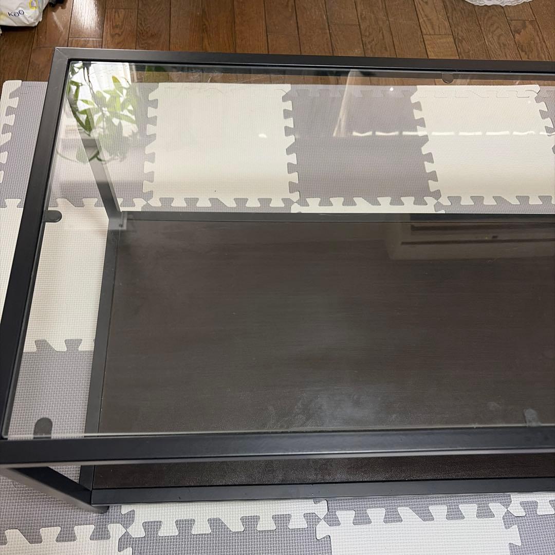 VITTSJÖ ヴィットショー ネストテーブル ブラックブラウン90x50 cm