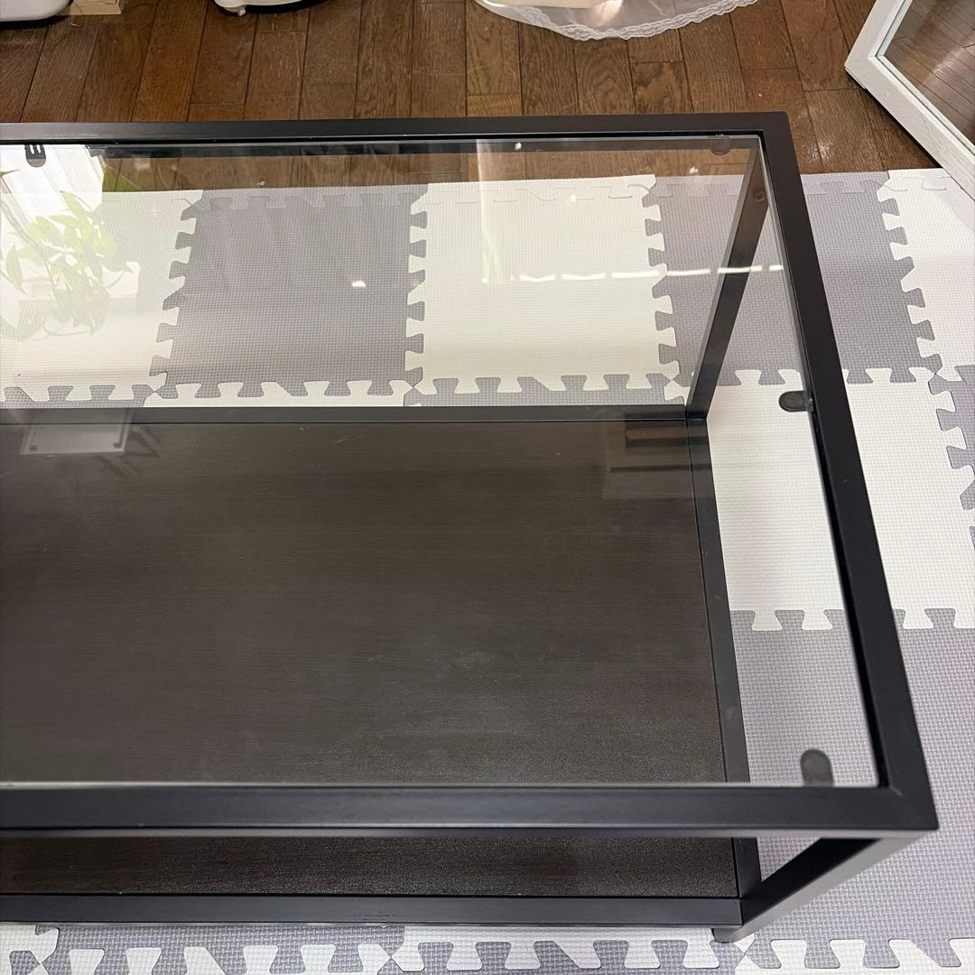 VITTSJÖ ヴィットショー ネストテーブル ブラックブラウン90x50 cm
