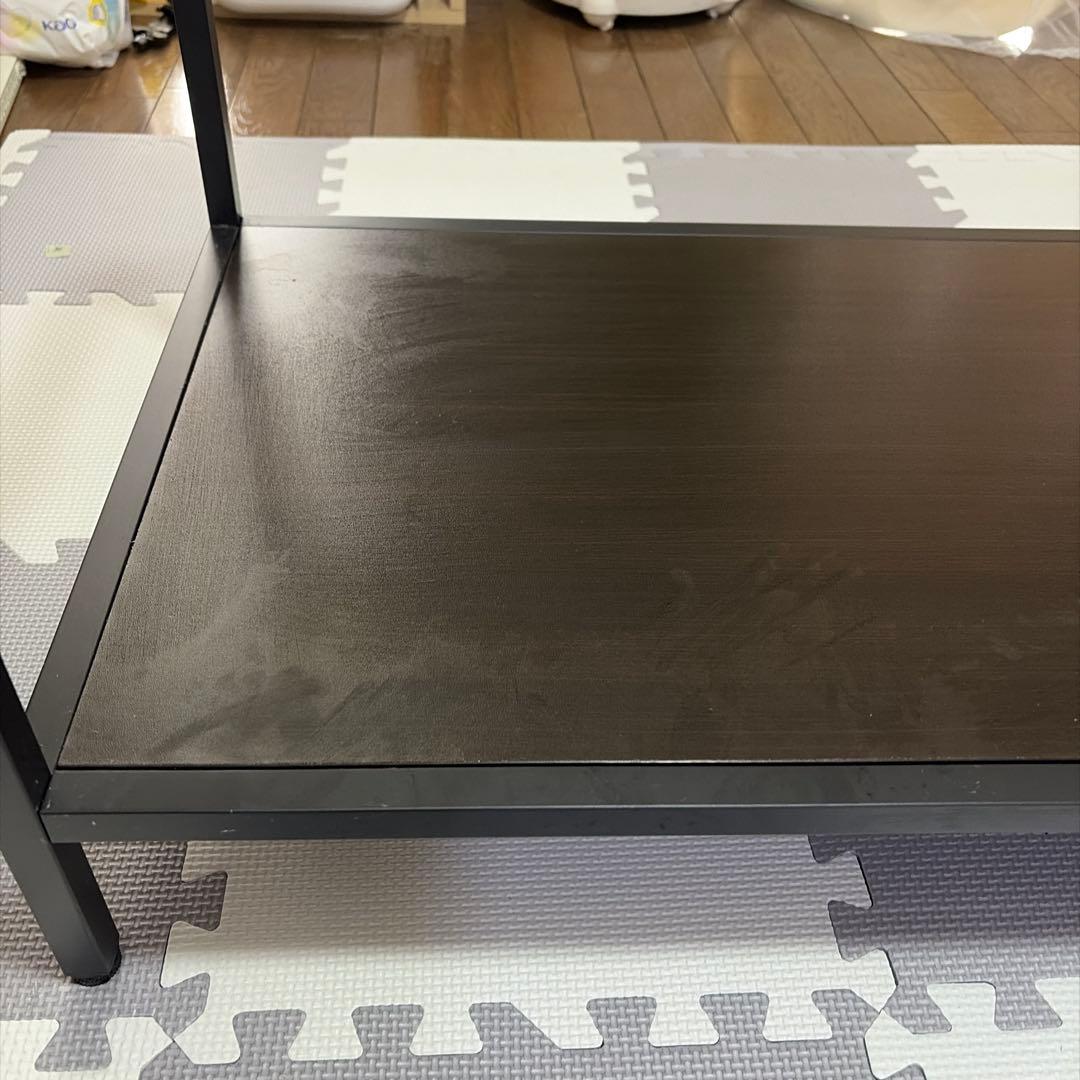 VITTSJÖ ヴィットショー ネストテーブル ブラックブラウン90x50 cm