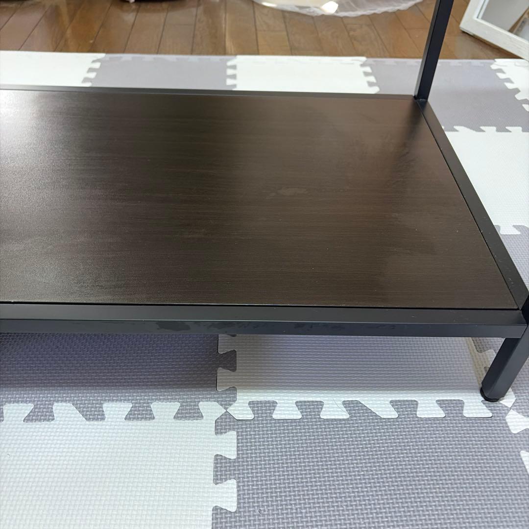 VITTSJÖ ヴィットショー ネストテーブル ブラックブラウン90x50 cm