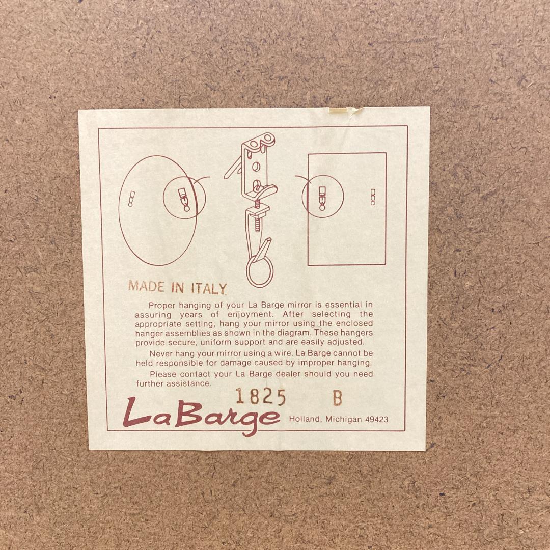 イタリア製　LaBarge　ウォールミラー　壁掛け鏡