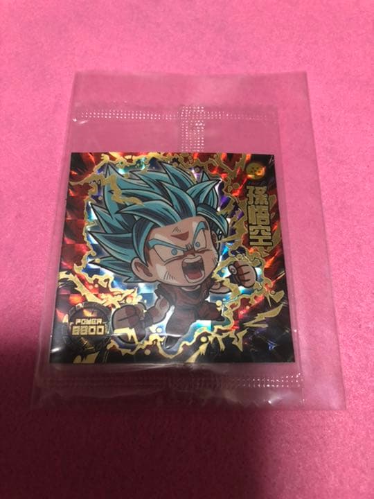 ドラゴンボール ウエハース シール　孫悟空　界王拳