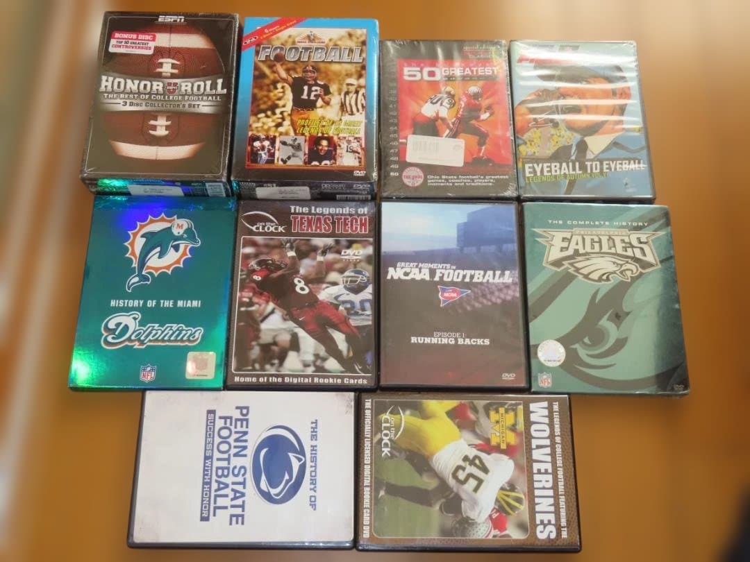 未開封含む　NFL カレッジフットボール ラグビー NCAA関連18点 北米版